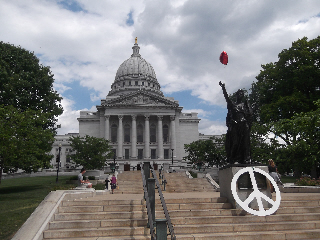 Wisconsin's Capitol building, Madison, USA