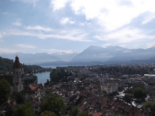 Lake Thun from Thuner Schlossberg