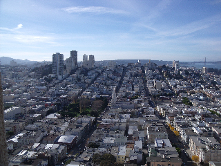 San Francisco from Coit Tower, Telegraph Hill