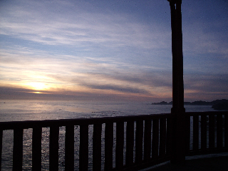 Sunset over the Pacific
