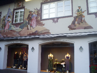 Traditional dress in Garmisch, Germany!