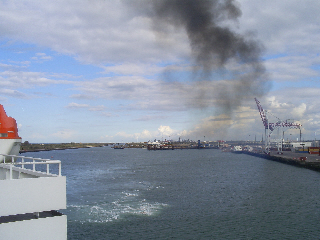 Leaving Dunkirk, France