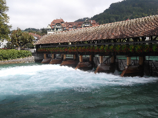 The holzbrücke in Thun